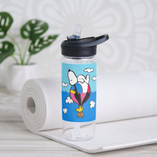 Peanuts Snoopy & Woodstock Hot Air Balloon Water Bottle
