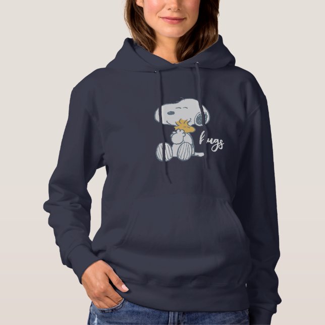Peanuts | Snoopy & Woodstock Hug Hoodie (Front)