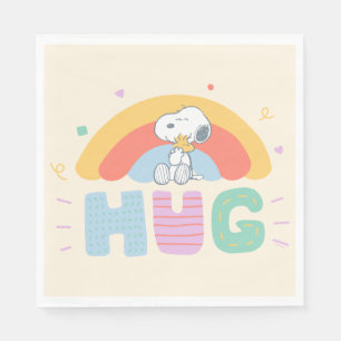 Peanuts   Snoopy & Woodstock Hug Napkin