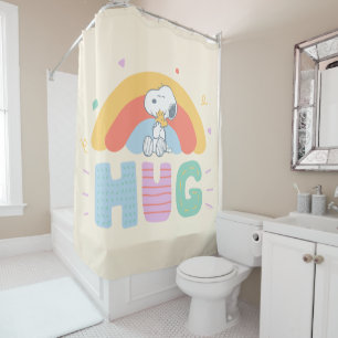 Peanuts   Snoopy & Woodstock Hug Shower Curtain