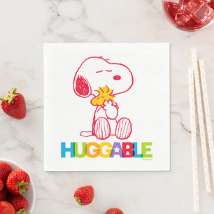 Peanuts   Snoopy & Woodstock Huggable Napkin