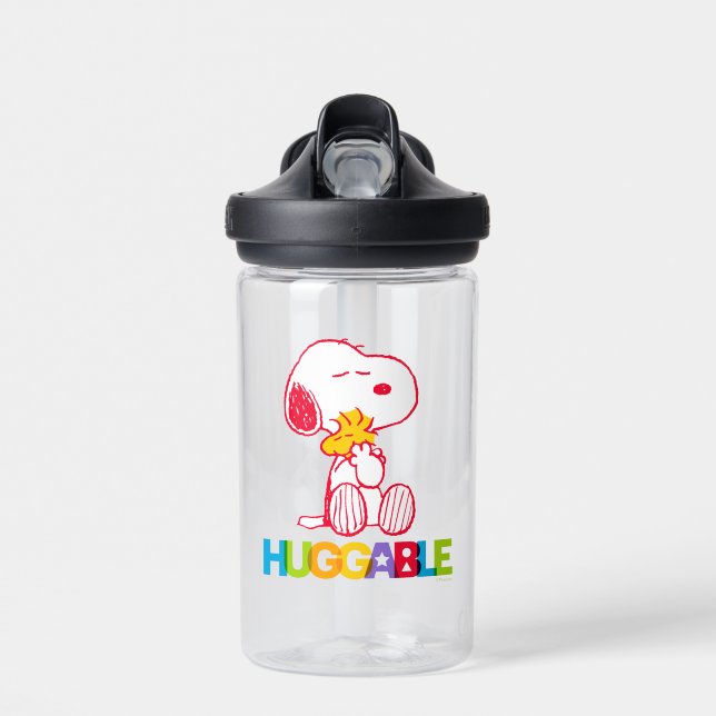 Peanuts | Snoopy & Woodstock Huggable Water Bottle (Front)