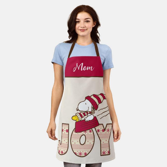 Peanuts | Snoopy & Woodstock Joy Sled Ride Apron (Worn)