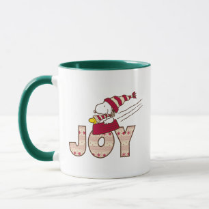 Peanuts   Snoopy & Woodstock Joy Sled Ride Mug