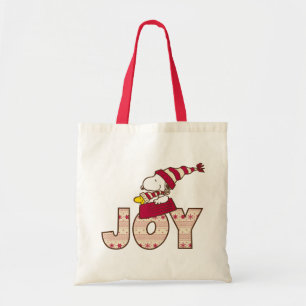 Peanuts   Snoopy & Woodstock Joy Sled Ride Tote Bag