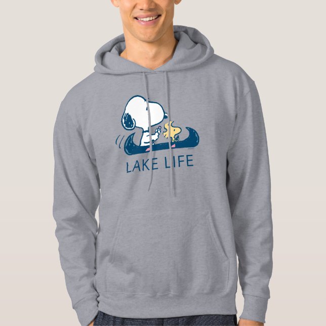 Peanuts | Snoopy & Woodstock Lake Life Hoodie (Front)