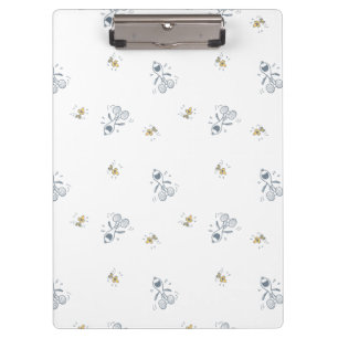 Peanuts   Snoopy & Woodstock Laughing Pattern Clipboard