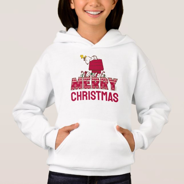 Peanuts | Snoopy & Woodstock Merry Ugly Sweater (Front)