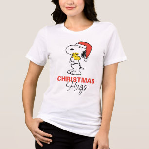 Peanuts Snoopy & Woodstock - My First Christmas Tri-Blend Shirt