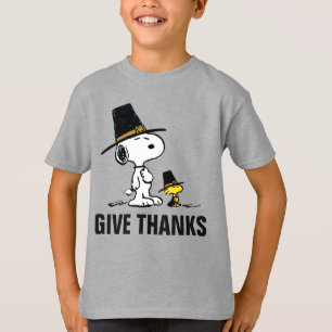 Peanuts Snoopy & Woodstock Pilgrim T-Shirt