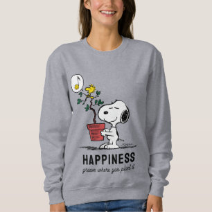 Peanuts   Snoopy & Woodstock Plant A Tree Sweatshirt