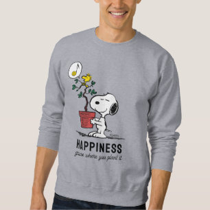 Peanuts   Snoopy & Woodstock Plant A Tree Sweatshirt