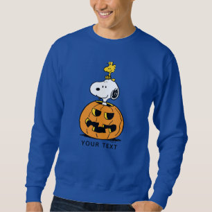 Peanuts Snoopy & Woodstock Pop-up Pumpkin Sweatshirt