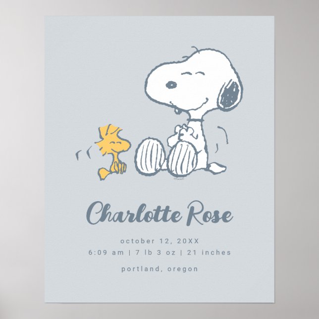 Peanuts | Snoopy & Woodstock Poster (Front)
