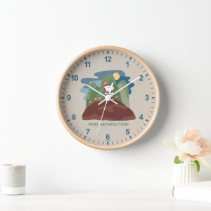 Peanuts   Snoopy & Woodstock Pure Satisfaction Clock