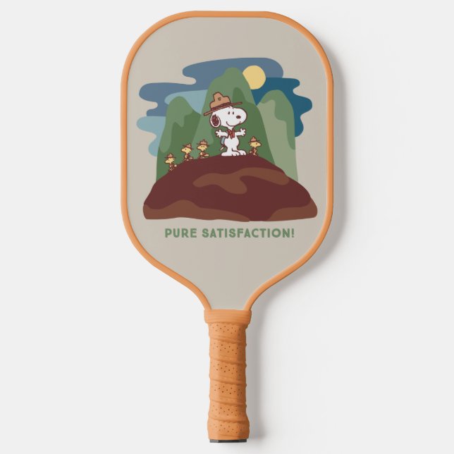 Peanuts | Snoopy & Woodstock Pure Satisfaction Pickleball Paddle (Front)