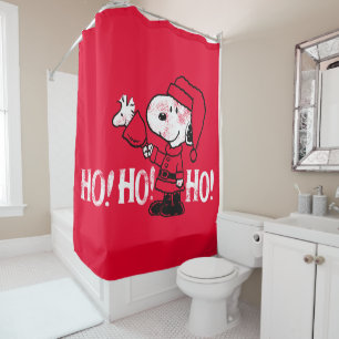 Peanuts   Snoopy & Woodstock Ringing Bells Shower Curtain