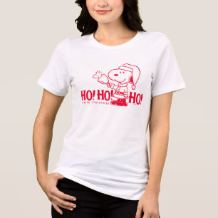 Peanuts Snoopy & Woodstock Ringing Bells Tri-Blend Shirt