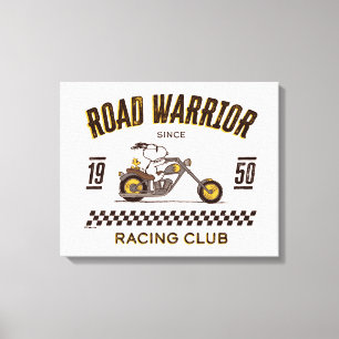 Peanuts Snoopy & Woodstock Road Warriors Canvas Print