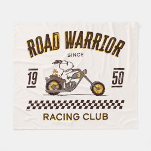 Peanuts   Snoopy & Woodstock Road Warriors Fleece Blanket