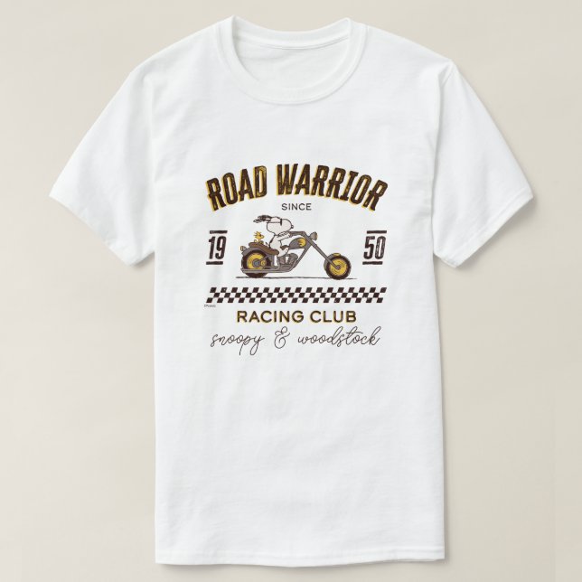 Peanuts | Snoopy & Woodstock Road Warriors T-Shirt (Design Front)