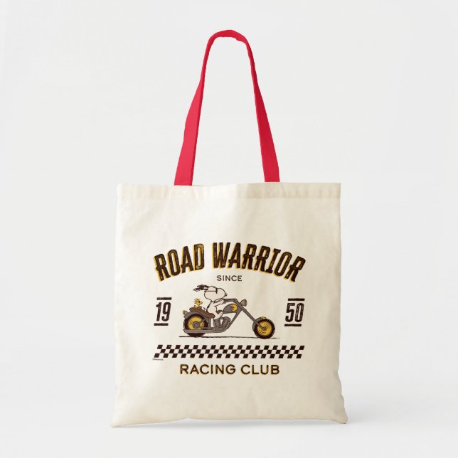 Peanuts | Snoopy & Woodstock Road Warriors Tote Bag (Front)