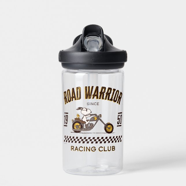 Peanuts | Snoopy & Woodstock Road Warriors Water Bottle (Front)