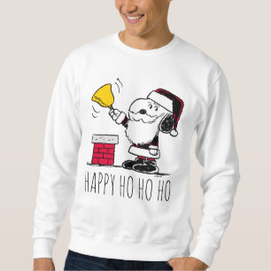 Peanuts   Snoopy & Woodstock Santa Bell Ringer Sweatshirt
