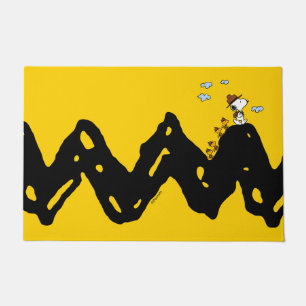 Peanuts   Snoopy & Woodstock Scout Troop Hike Doormat