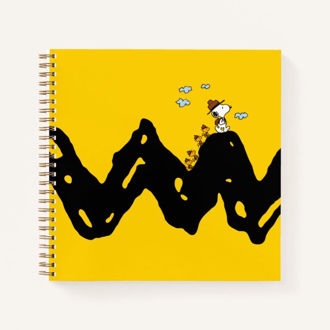 Peanuts | Snoopy & Woodstock Scout Troop Hike Notebook (Front)