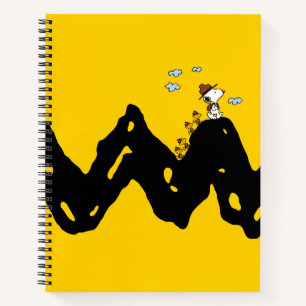 Peanuts   Snoopy & Woodstock Scout Troop Hike Notebook