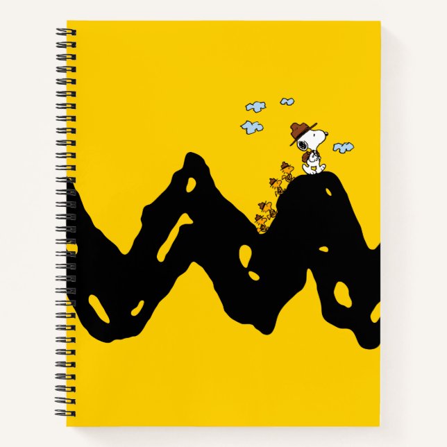 Peanuts | Snoopy & Woodstock Scout Troop Hike Notebook (Front)