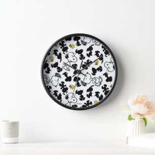 Peanuts    Snoopy & Woodstock Shadow Pattern Clock