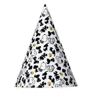 Peanuts Snoopy & Woodstock Shadow Pattern Party Hat