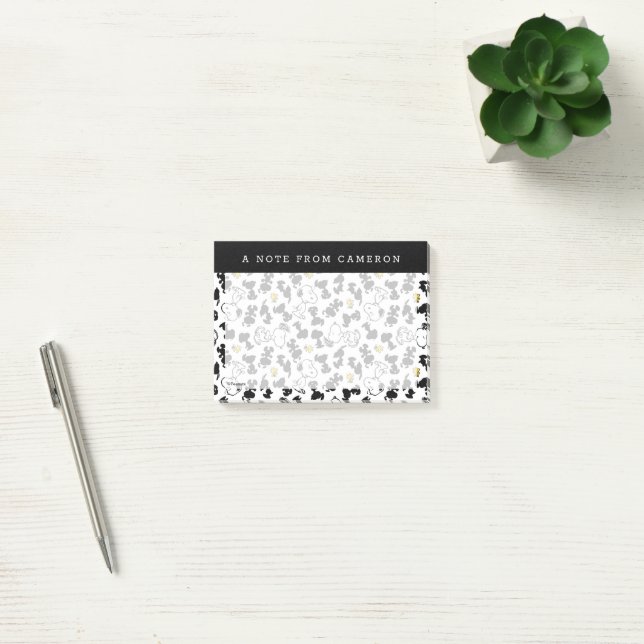 Peanuts |  Snoopy & Woodstock Shadow Pattern Post-it Notes (Office)