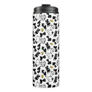 Peanuts    Snoopy & Woodstock Shadow Pattern Thermal Tumbler