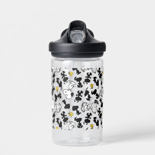 Peanuts    Snoopy & Woodstock Shadow Pattern Water Bottle