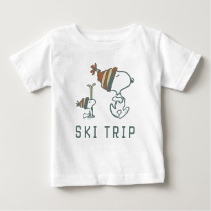 Peanuts   Snoopy & Woodstock Ski Trip 2 Baby T-Shirt