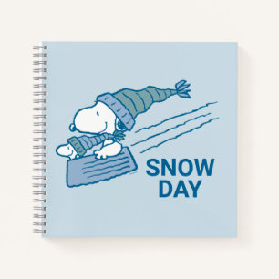 Peanuts   Snoopy & Woodstock Sledding Notebook