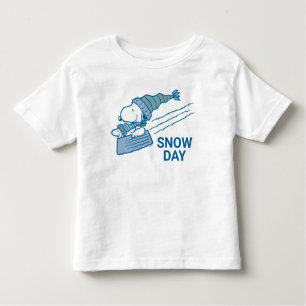 Peanuts   Snoopy & Woodstock Sledding Toddler T-Shirt