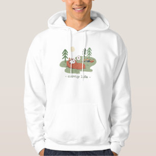 Peanuts   Snoopy & Woodstock Sleeping Campers Hoodie
