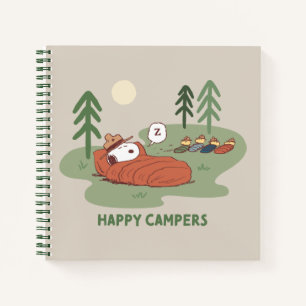 Peanuts   Snoopy & Woodstock Sleeping Campers Notebook
