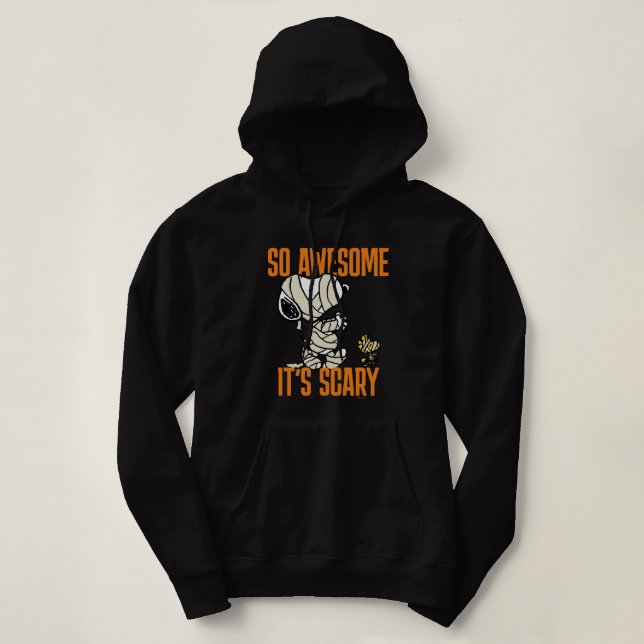 Peanuts | Snoopy & Woodstock So Awesome It's Scary Hoodie (Design Front)