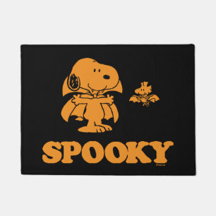 Peanuts   Snoopy & Woodstock Spooky Doormat