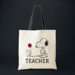 PEANUTS | Snoopy & Woodstock Teacher Tote Bag<br><div class="desc">If you are a Teacher you will use with pride. If you have a special Teacher in your life this could be that awesome gift.</div>