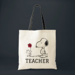 PEANUTS | Snoopy & Woodstock Teacher Tote Bag<br><div class="desc">If you are a Teacher you will use with pride. If you have a special Teacher in your life this could be that awesome gift.</div>