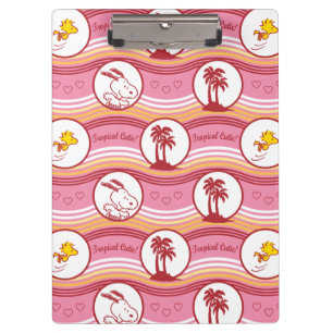 Peanuts Snoopy & Woodstock Tropical Cutie Clipboard