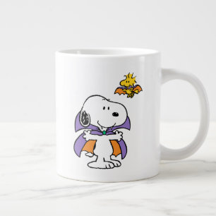 Peanuts Snoopy Woodstock Vampire Halloween Large Coffee Mug