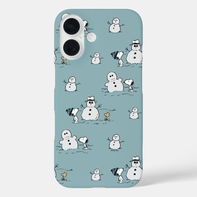 Peanuts | Snoopy & Woodstock Winter Break Pattern Case-Mate iPhone Case (Back)