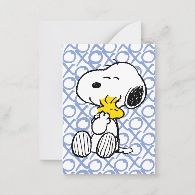 Peanuts | Snoopy & Woodstock XOXO Hugs Card (Front)